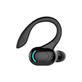 Auriculares estéreo inalámbricos deportivos F8 con Bluetooth 5.1, con montaje en la oreja, un solo auricular (negro y verde), un solo auricular (negro), un solo auricular (blanco), un solo auricular (negro y rojo), un solo auricular (negro y azul)